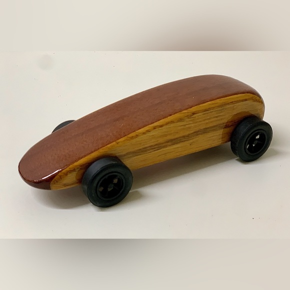 1988 Vtg Hand Crafted Homemade Pinewood Derby Race Car - Picture 2 of 12